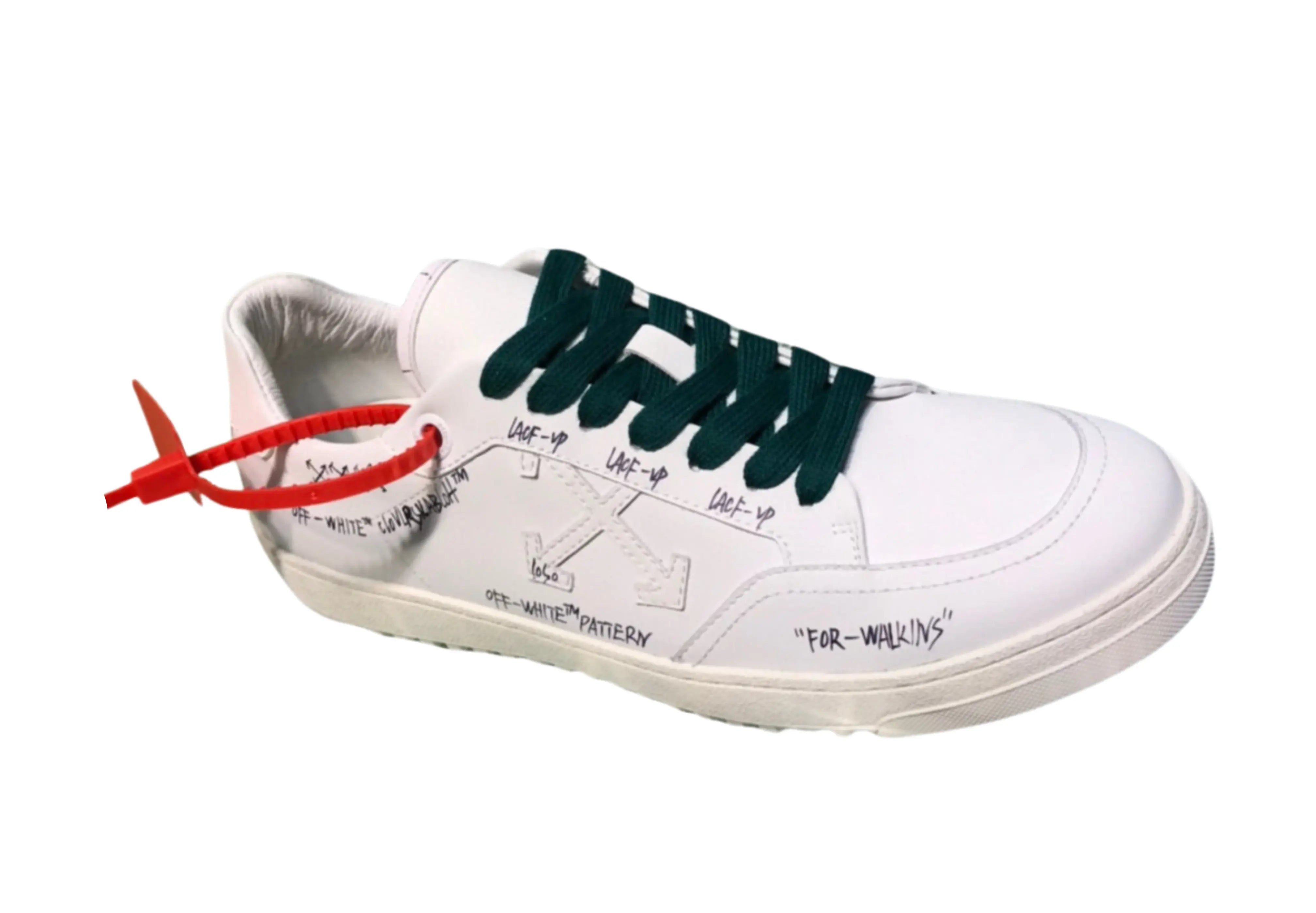 Off-White 5.0 Low Top - White & Green Off-White