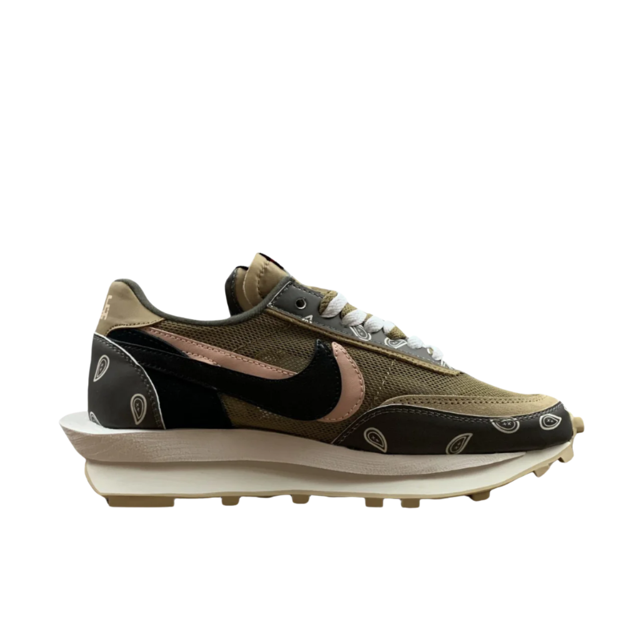 Nike Waffle One Black Khaki Sneaker