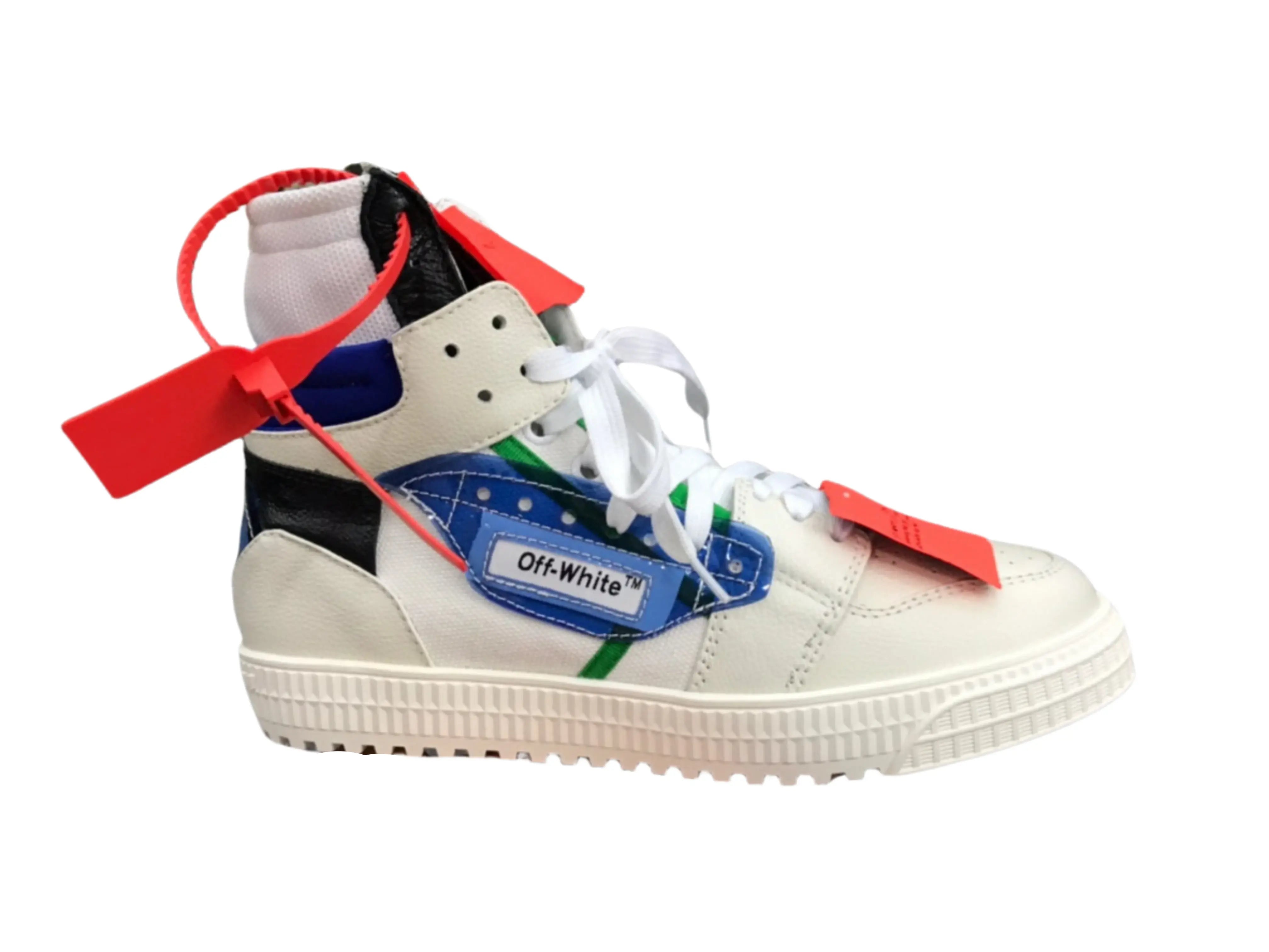 Off-White Off-Court 3.0 High Top - White, Blue & Black Off-White