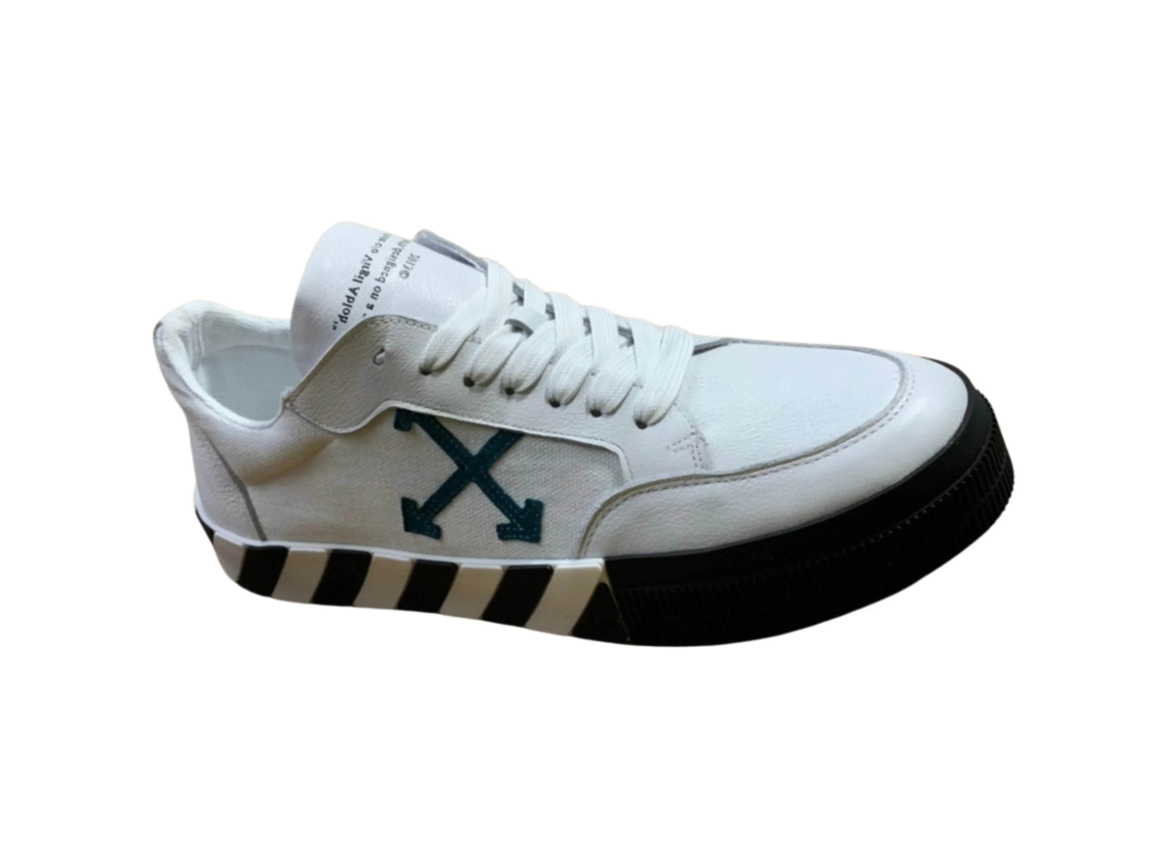 Off-White Vulcanized Low Top - White & Teal Off-White