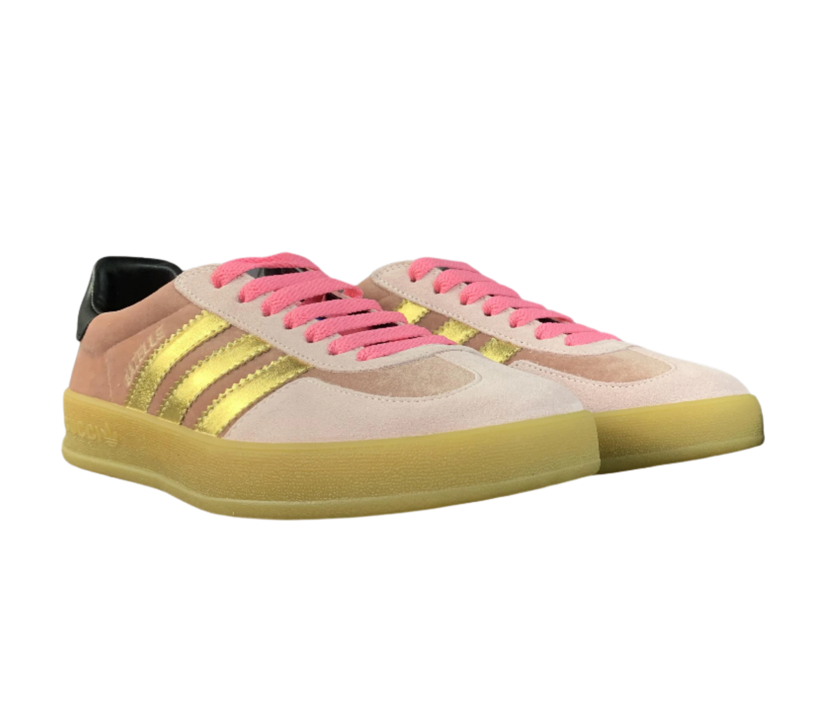 Adidas x Gucci Gazelle - Blush Pink & Gold