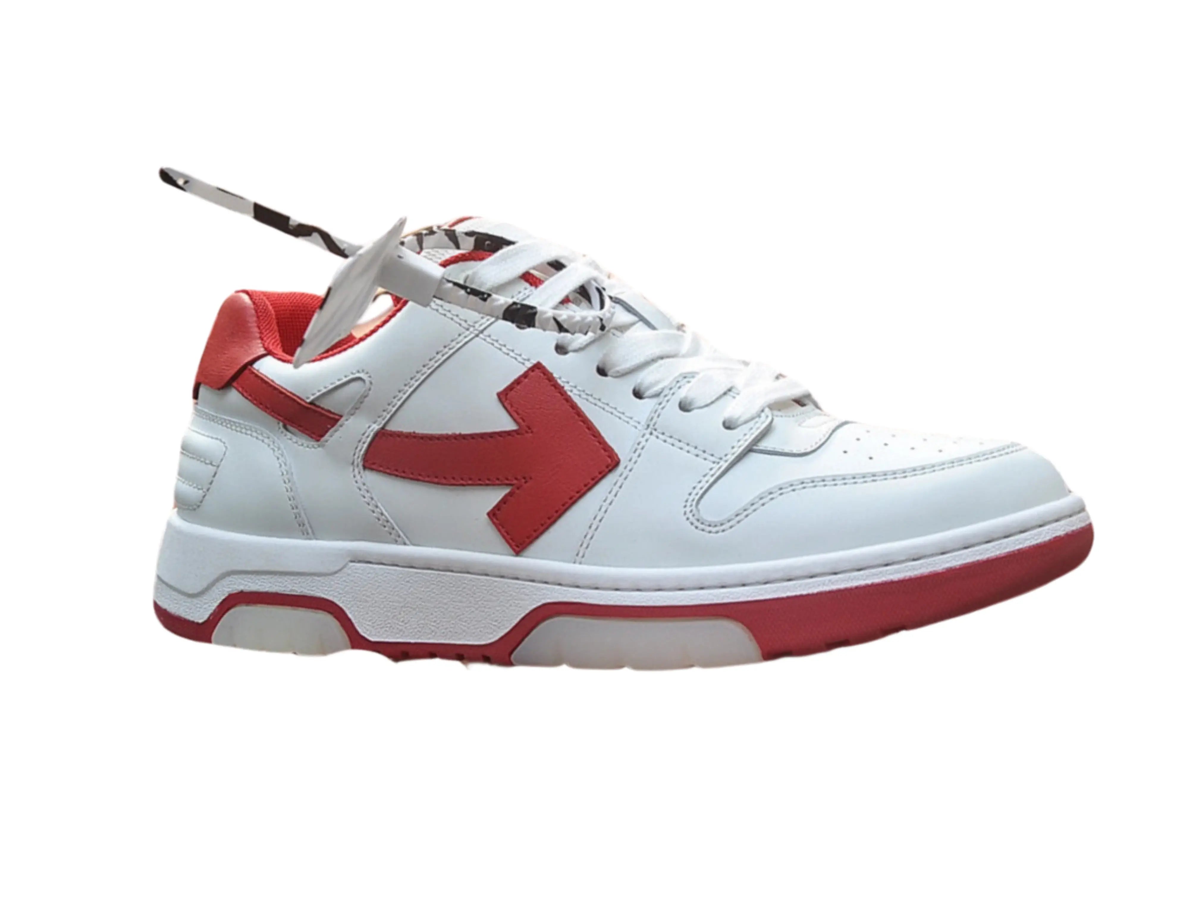 Off-White Out of Office Low-Top - White & Red Off-White