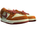 SB Dunk Low - Orange Suede & Red Swoosh