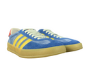 Adidas Gazelle x Gucci - Blue Suede & Yellow Stripes