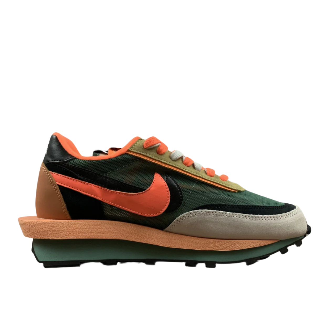 Nike Waffle One Orange Green Sneaker