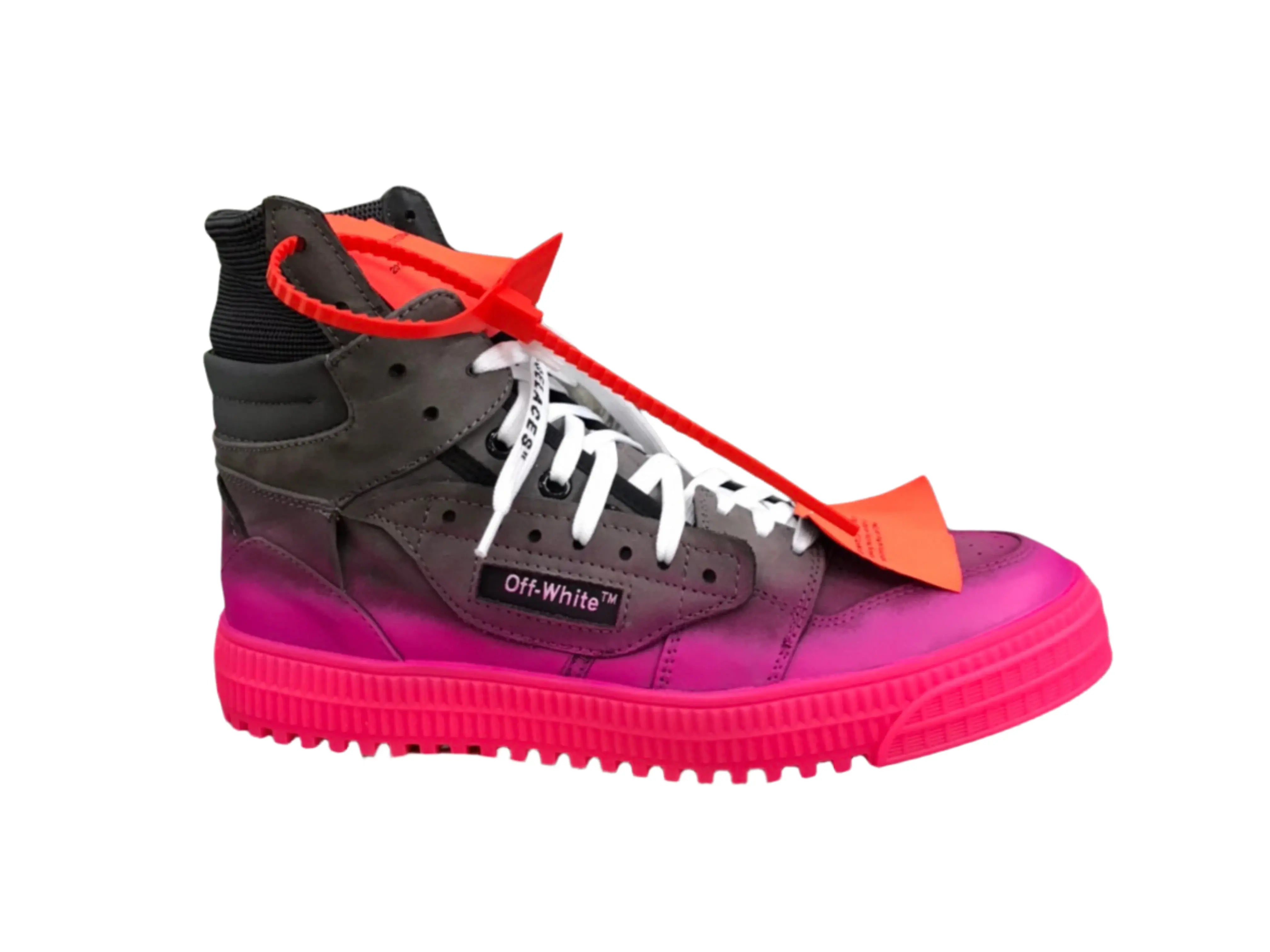 Off-White Off-Court 3.0 High Top - Black & Hot Pink Gradient Off-White