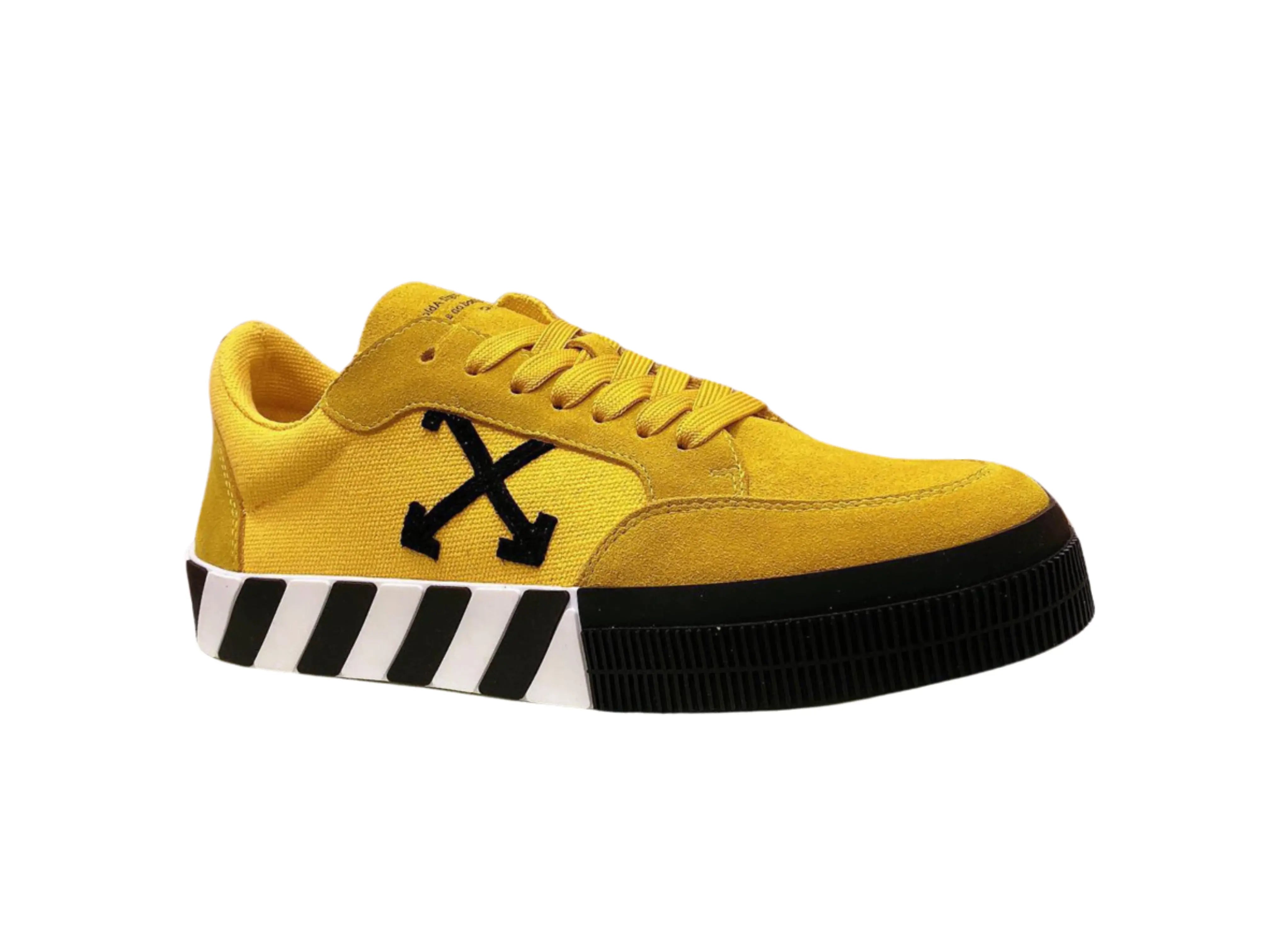 Off-White Vulcanized Low Top - Yellow & Black - B-Shop