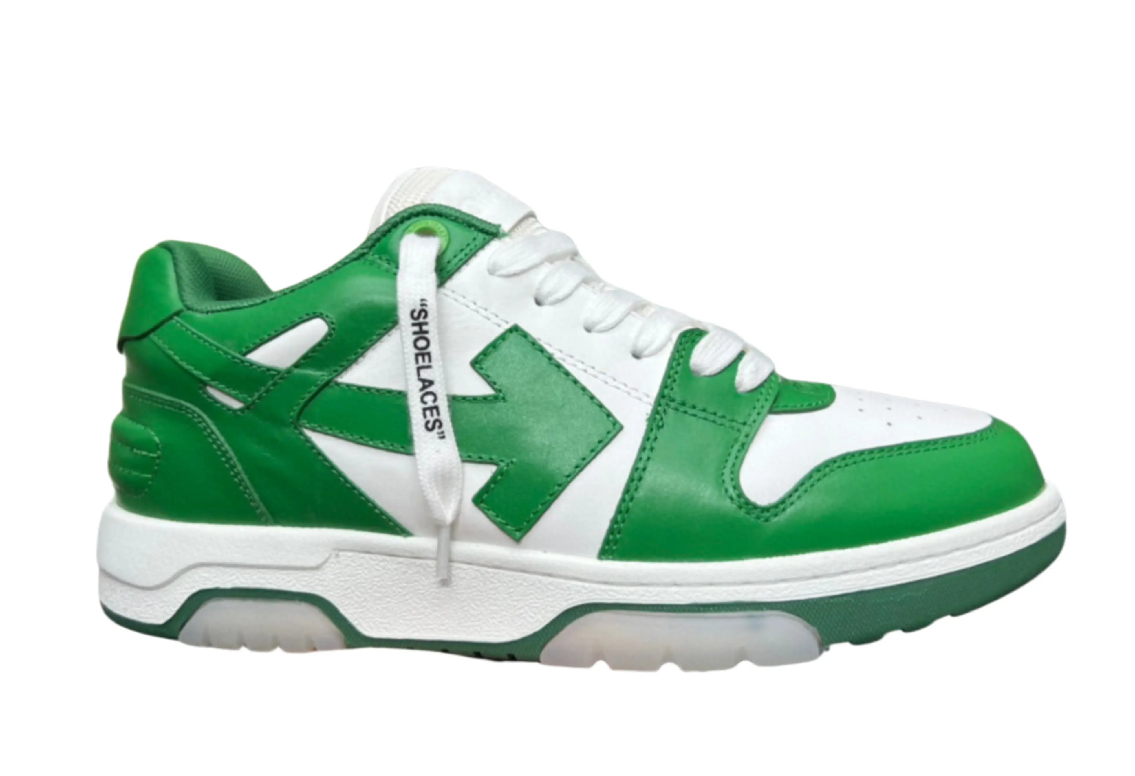 Off-White Out of Office - Green & White Off-White