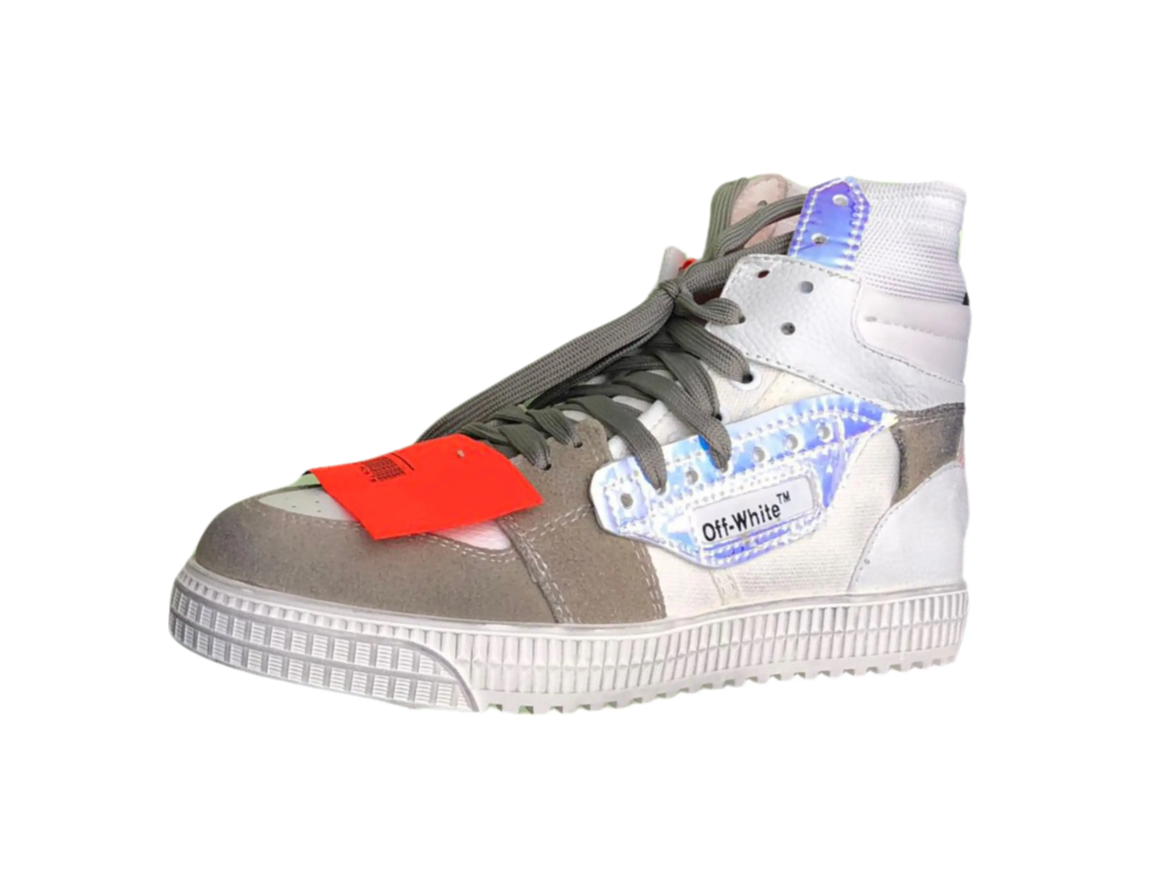 Off-White Off-Court 3.0 High Top - Grey, White & Iridescent