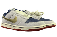 SB Dunk Low - Gold & Navy Suede