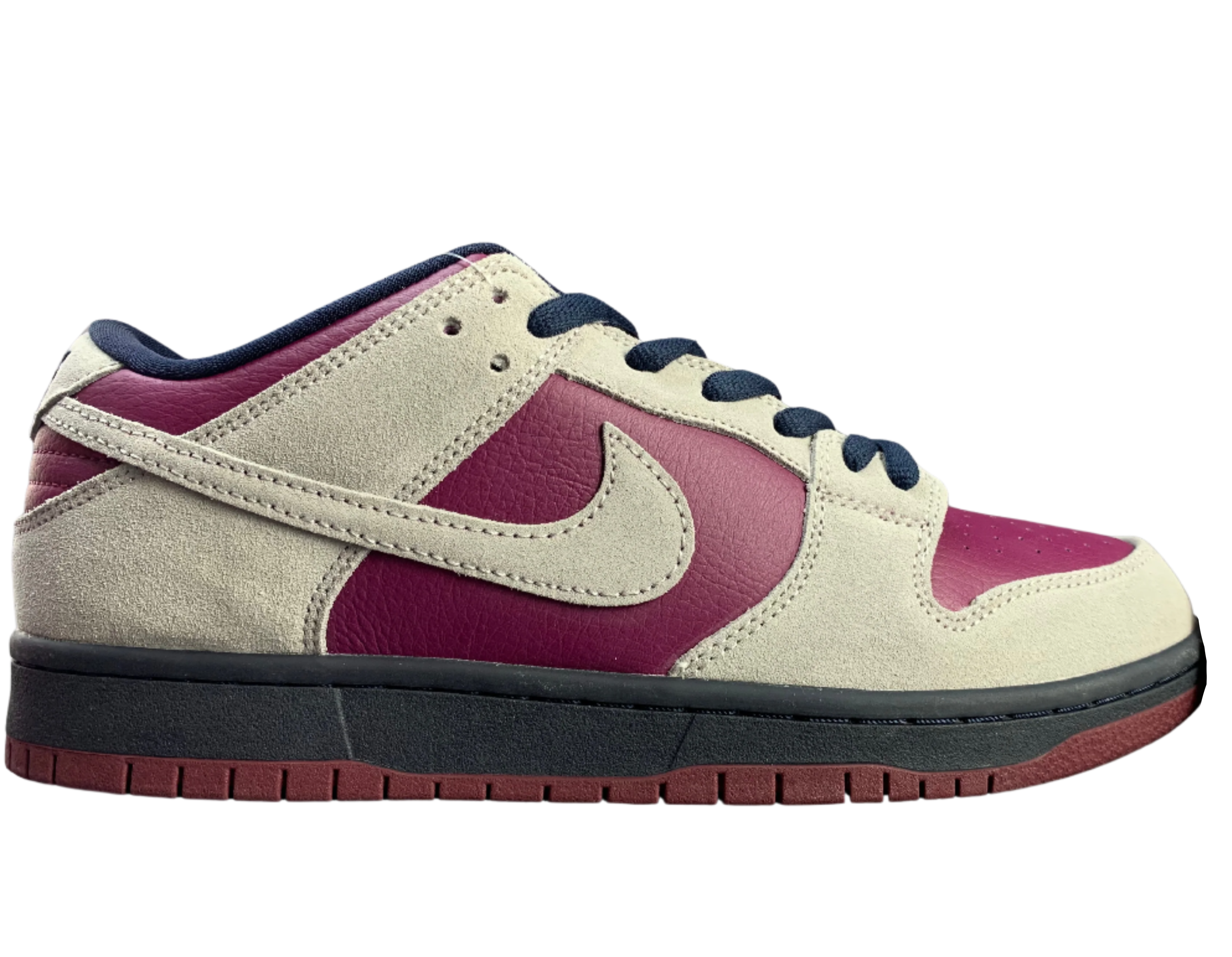 SB Dunk Low - Burgundy Crush Suede