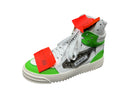 Off-White Off-Court 3.0 High Top - White, Green & Neon Orange Off-White