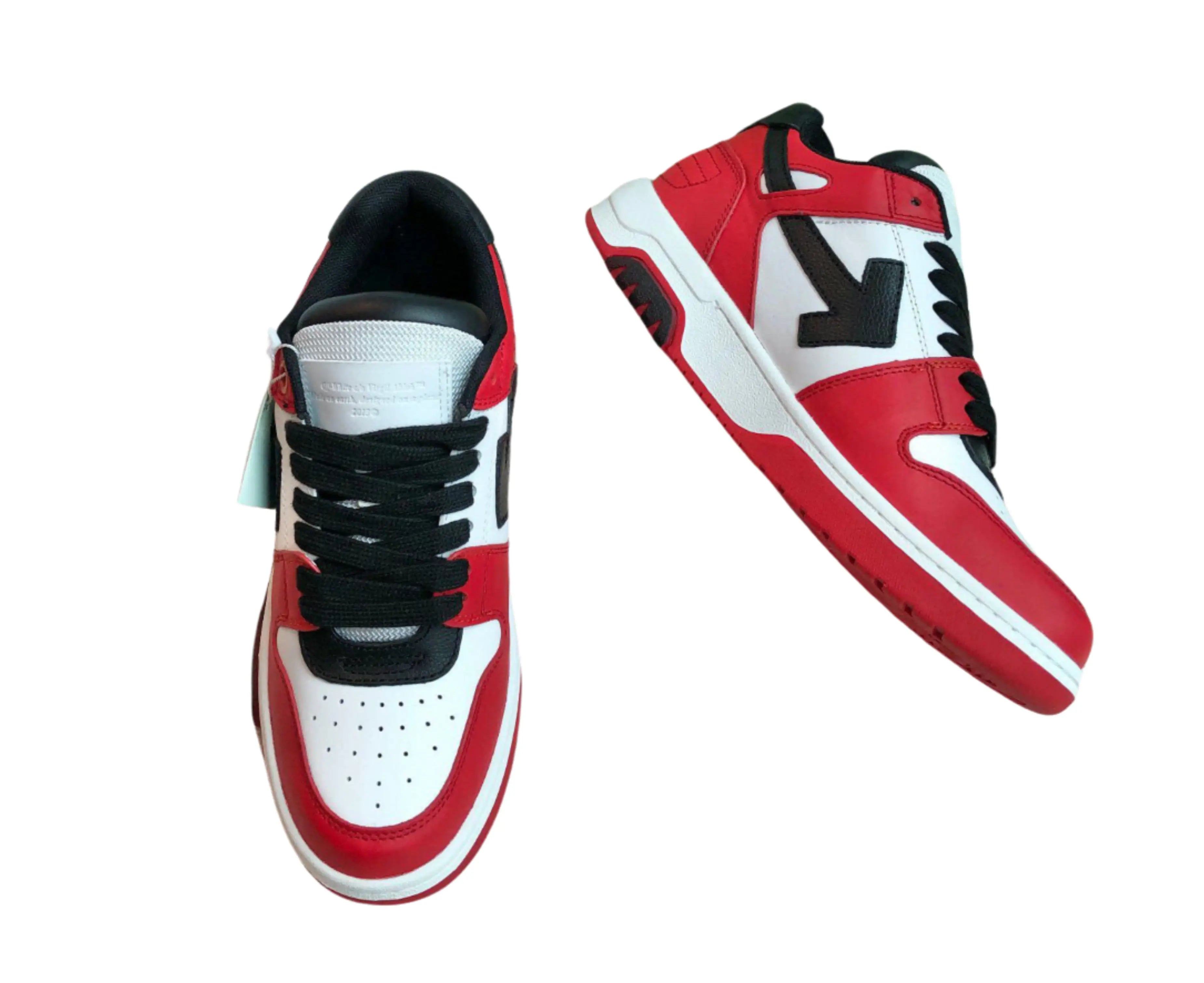 Off-White Out Of Office Low Top - Red & Black Off-White