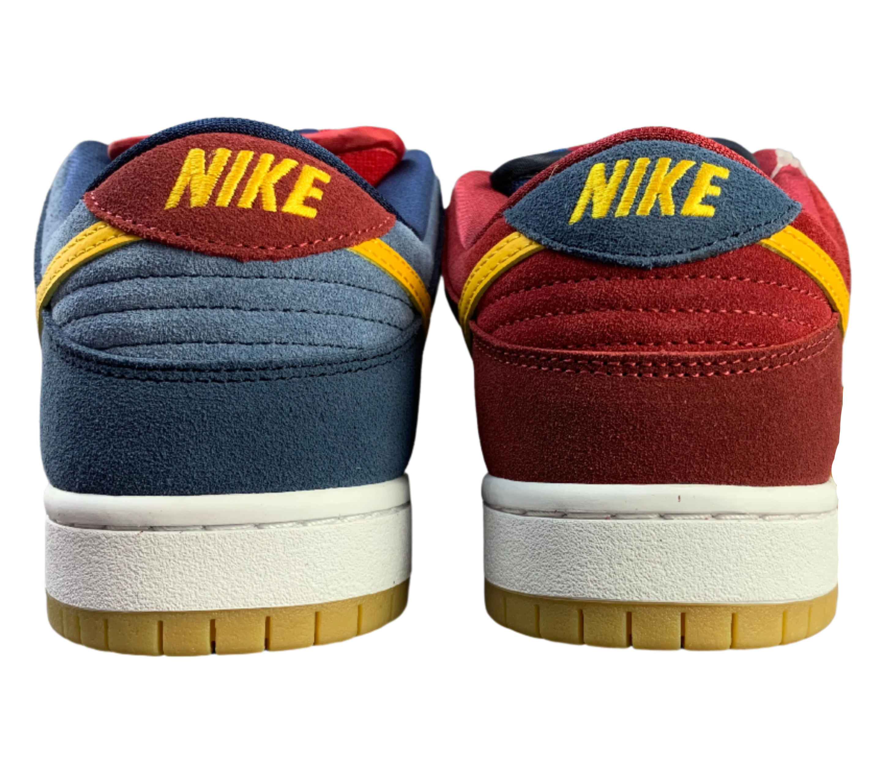 SB Dunk Low Barcelona - Navy Blue & Yellow Swoosh Edition