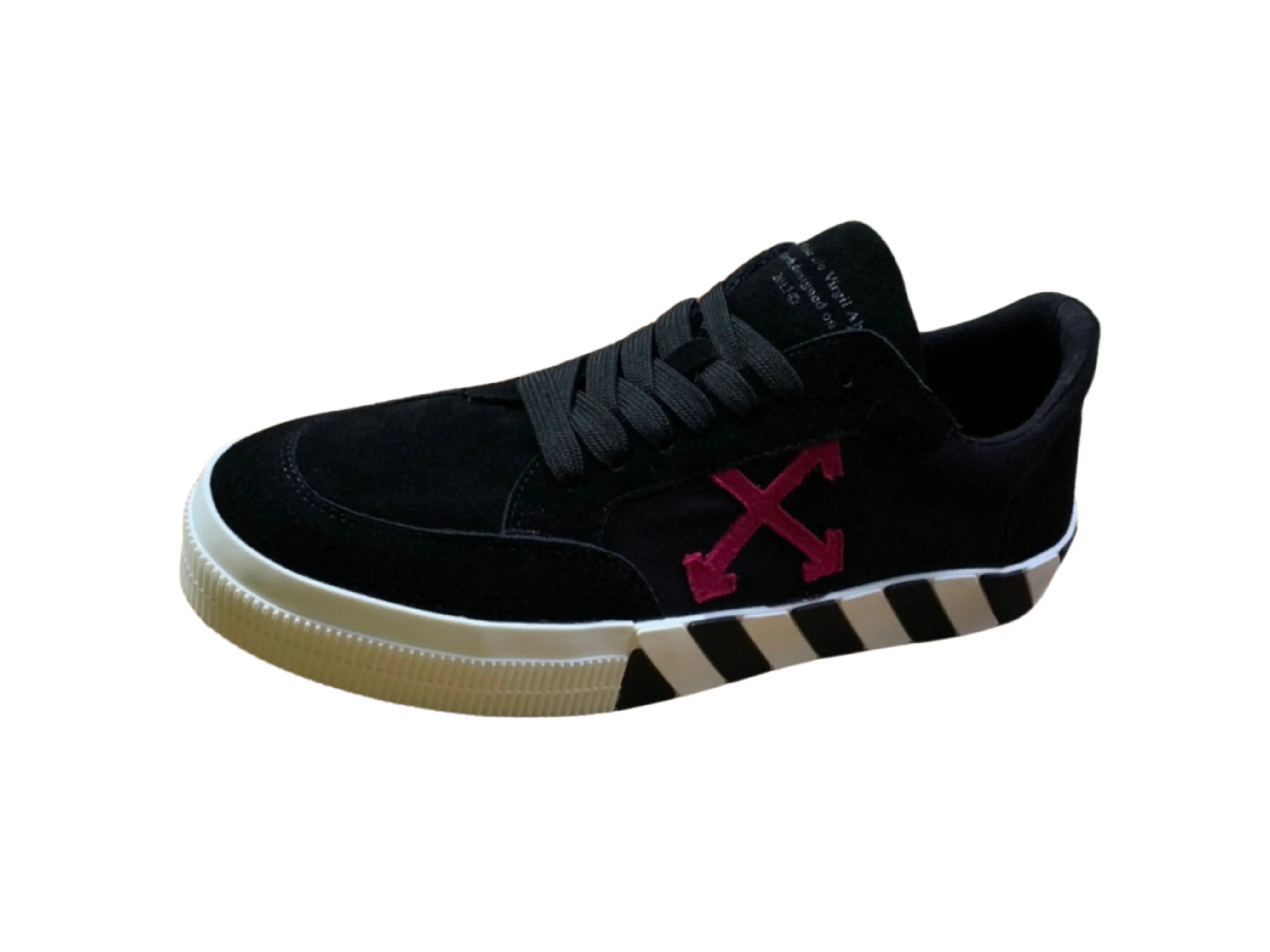 Off-White Vulcanized Low Top - Black & Fuchsia Off-White
