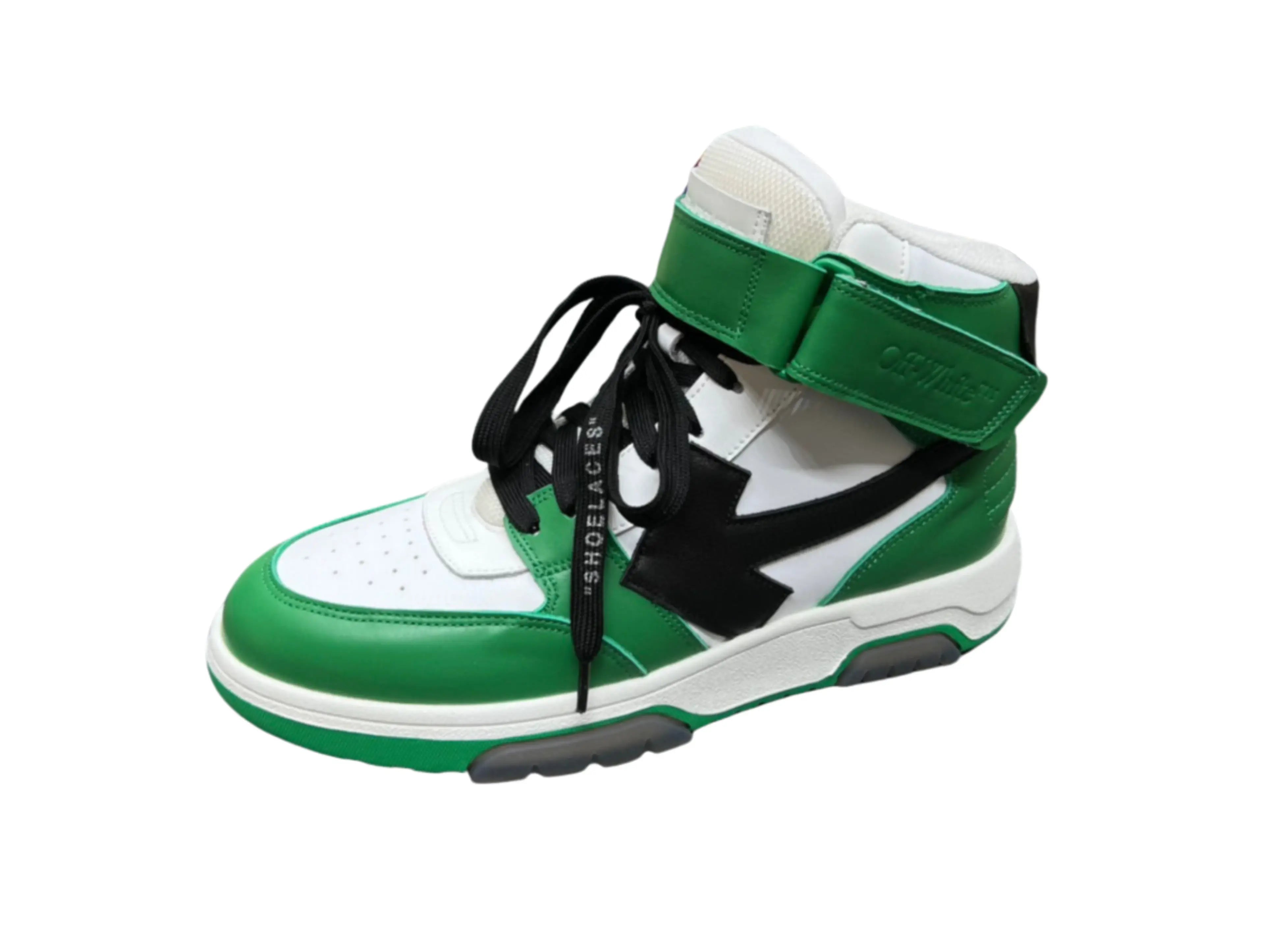 Off-White Out of Office Mid Top - Green & Black Off-White