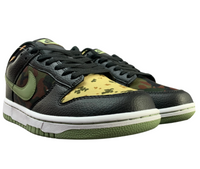 SB Dunk Low Camo Clover - Black, Green & Khaki