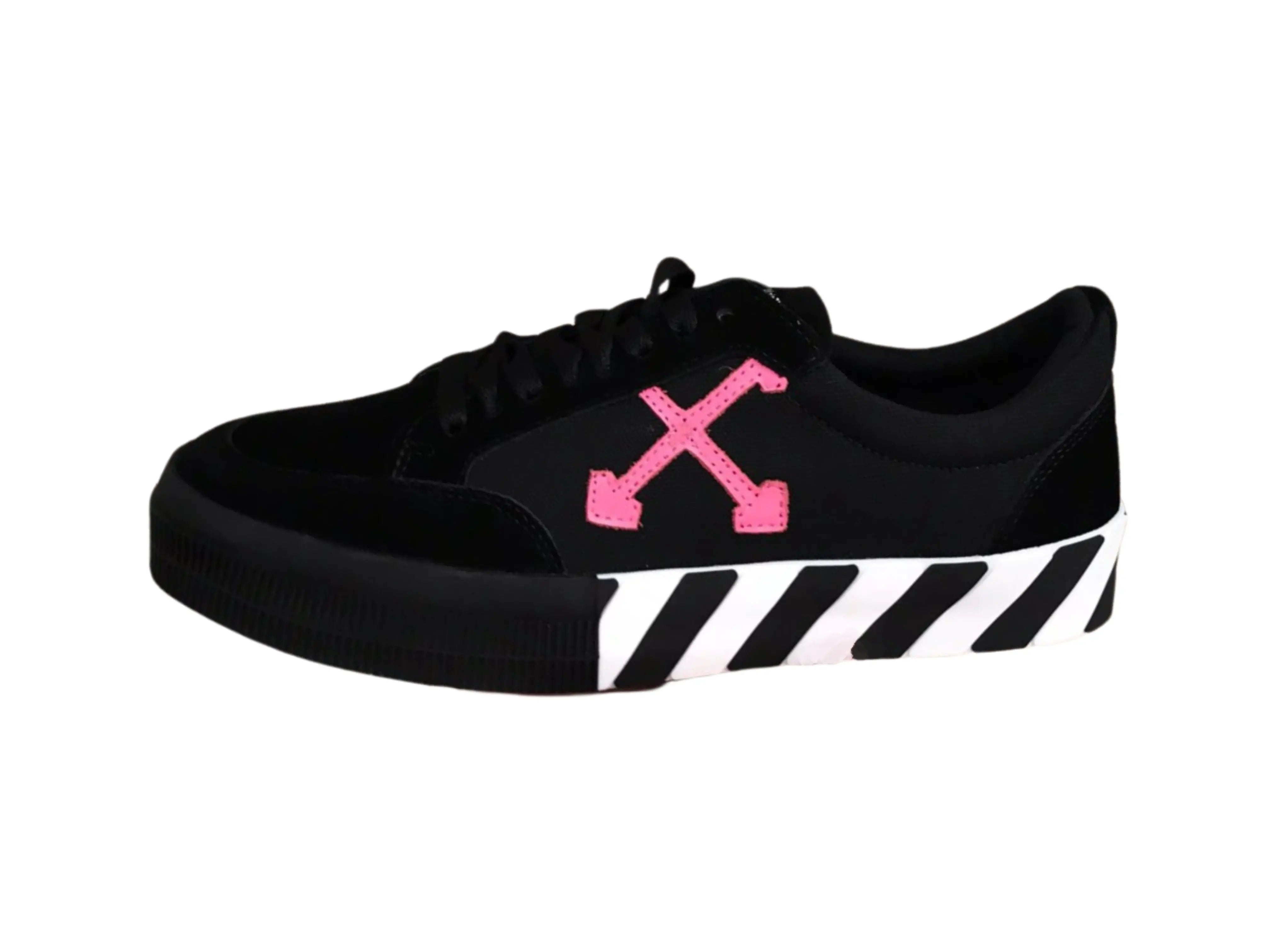 Off-White Vulcanized Low Top - Black & Pink - B-Shop