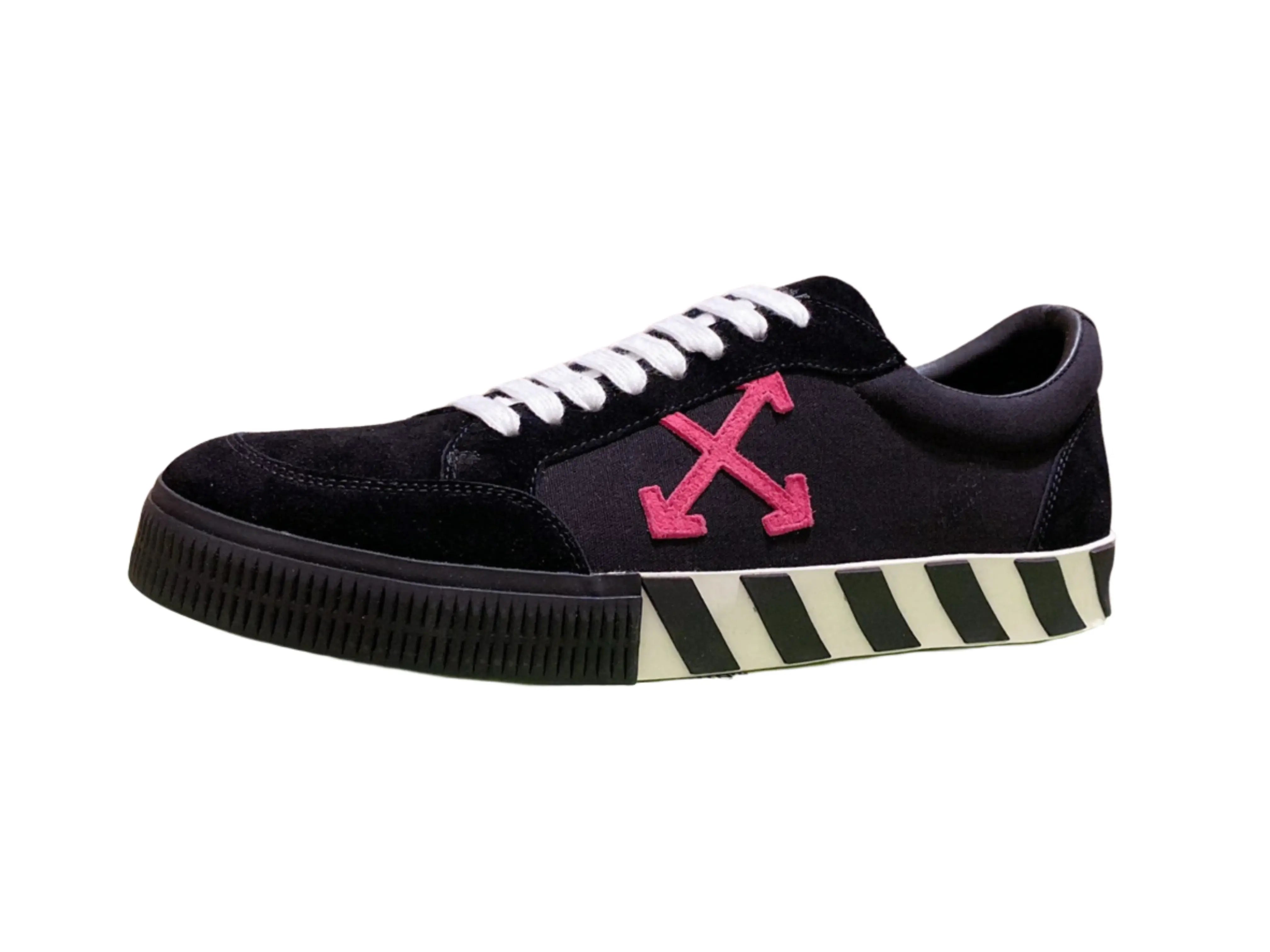 Off-White Vulcanized Low Top - Black, Pink & white Off-White