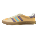 Adidas Gazelle Suede Sneakers - Beige, Purple & Blue