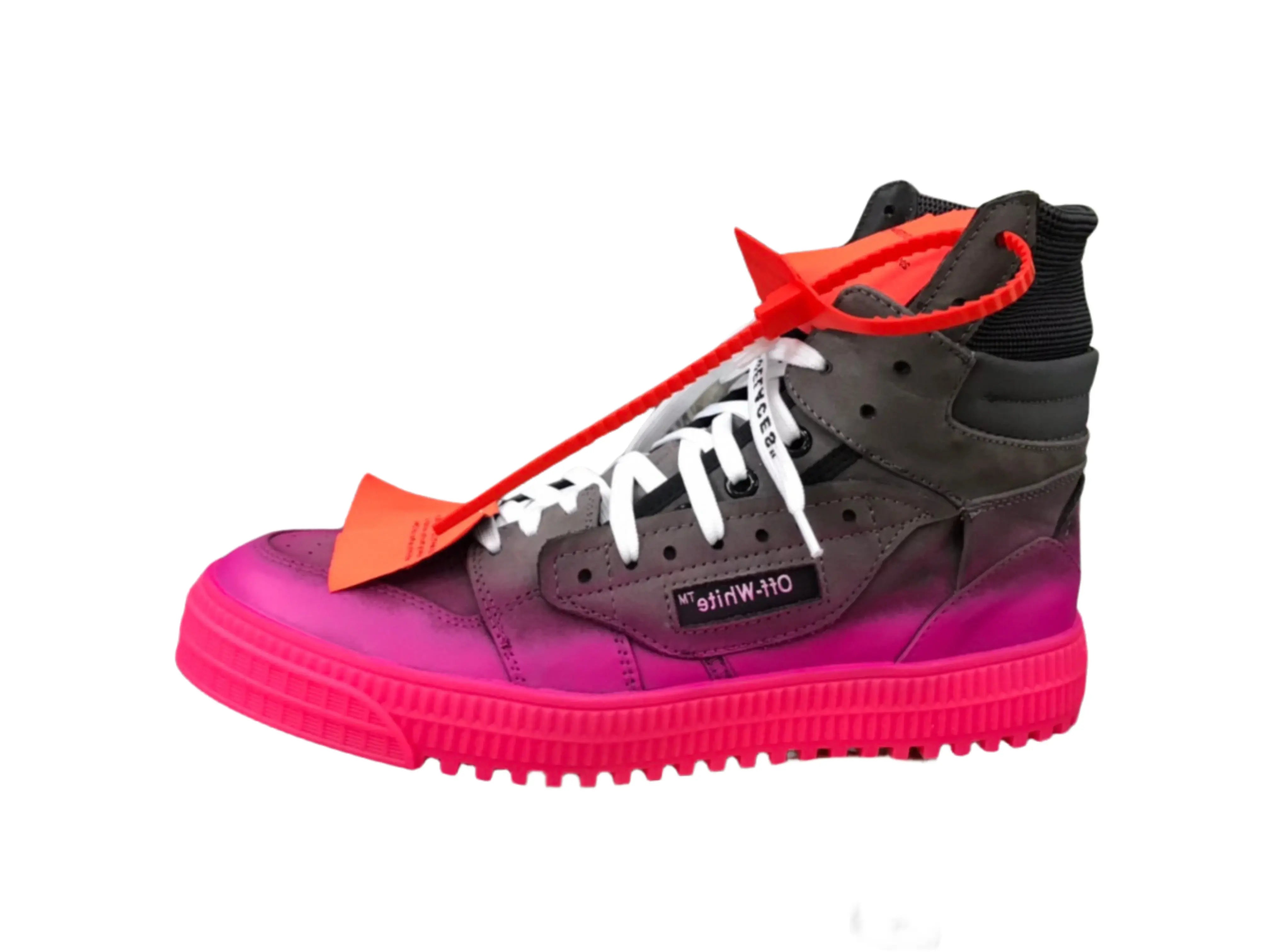 Off-White Off-Court 3.0 High Top - Black & Hot Pink Gradient Off-White