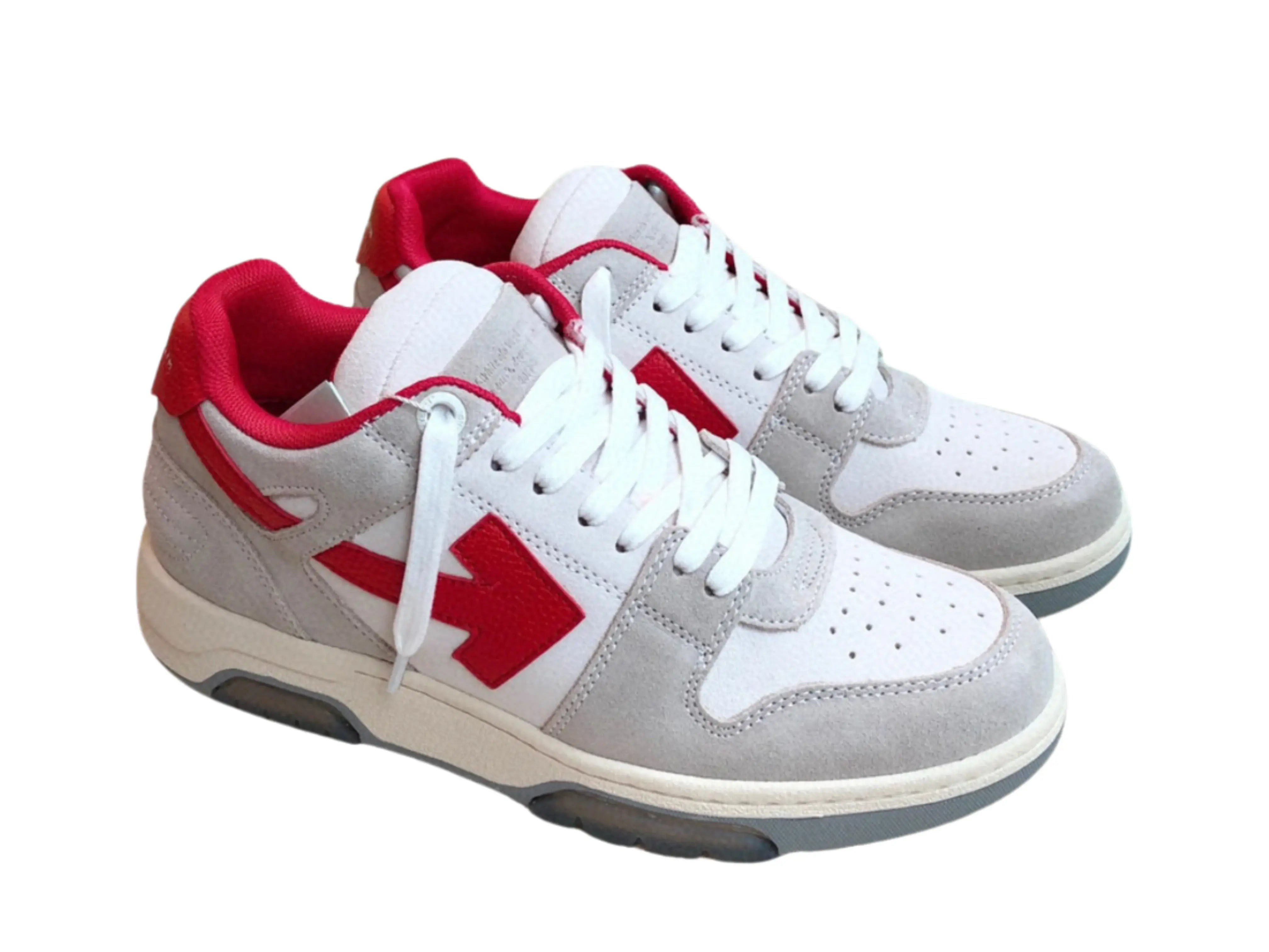 Off-White Out Of Office - White & Red Off-White