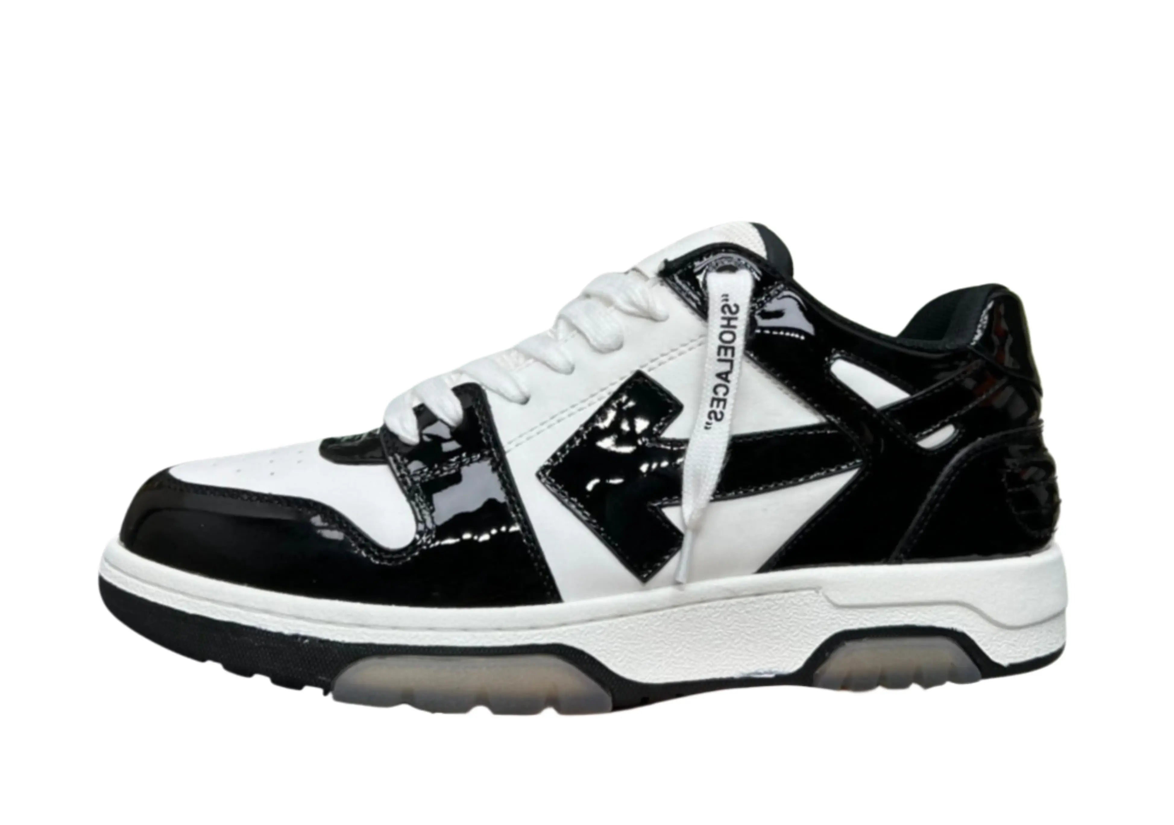 Off-White Out of Office - White & Black Patent Off-White