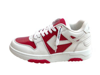 Off-White Out Of Office Low Top - Red & White Off-White