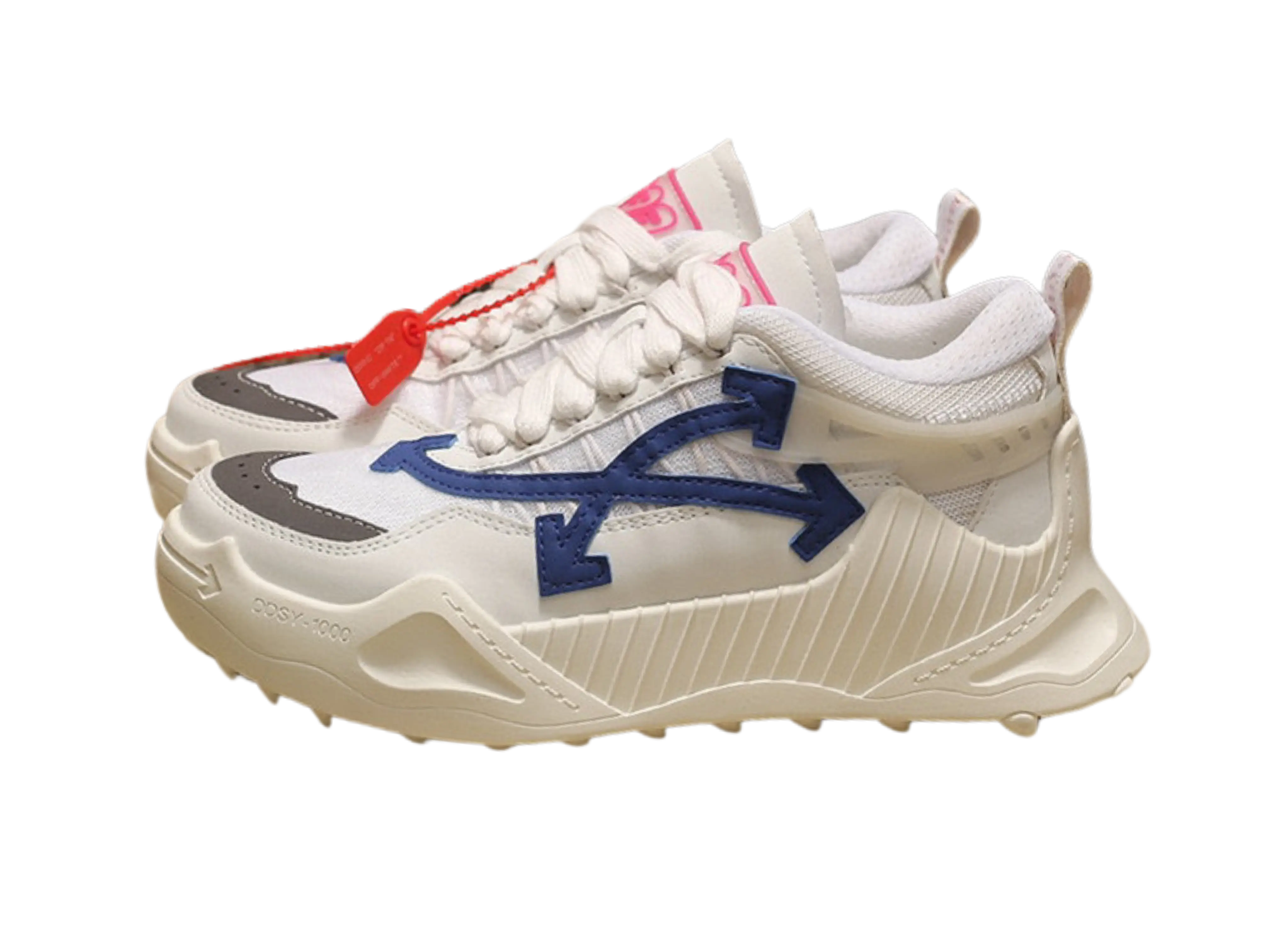 Off-White ODSY-1000 - White, Blue & Pink Off-White