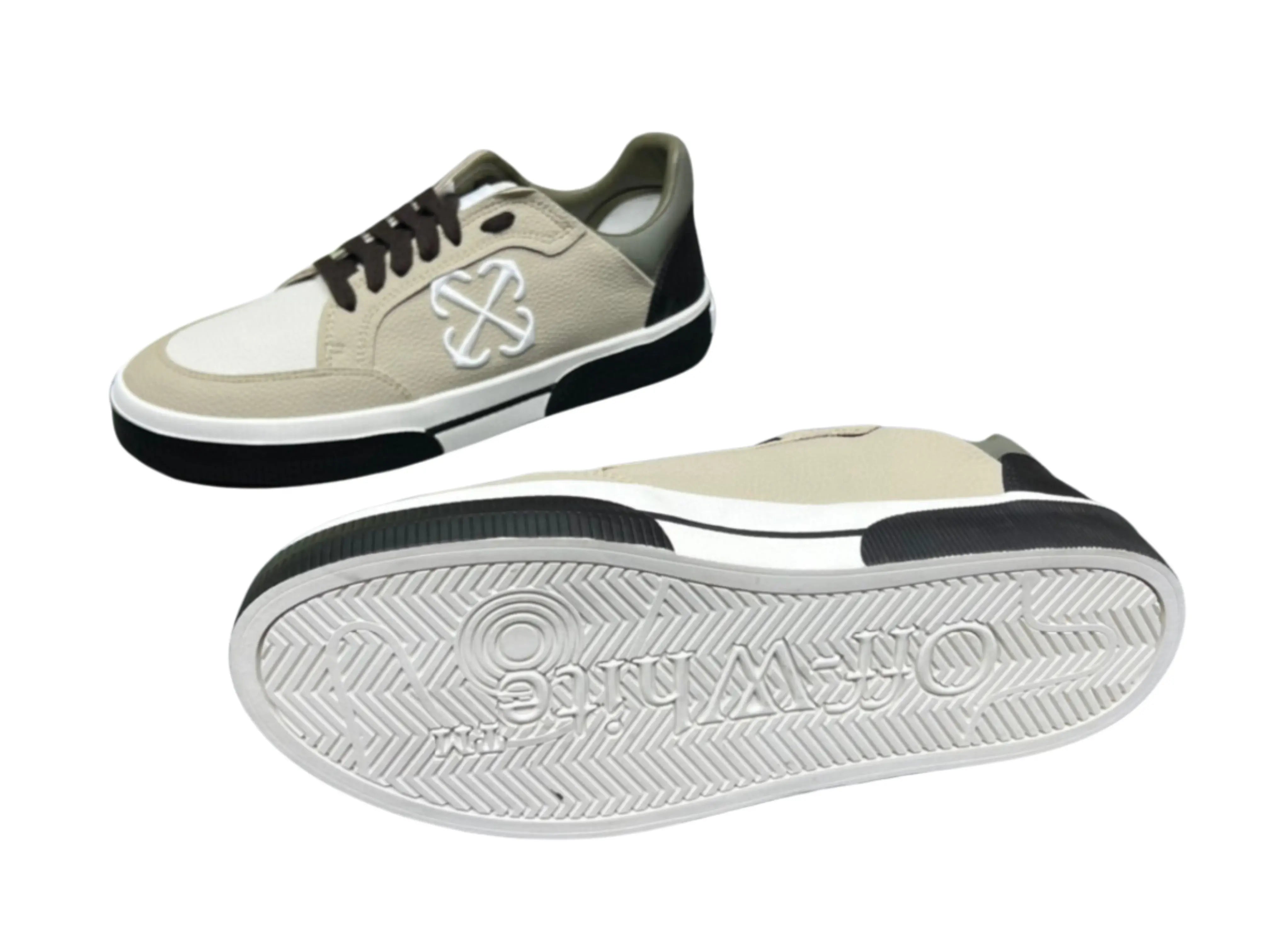 Off-White Low Vulcanized - Beige, Black & Olive Off-White