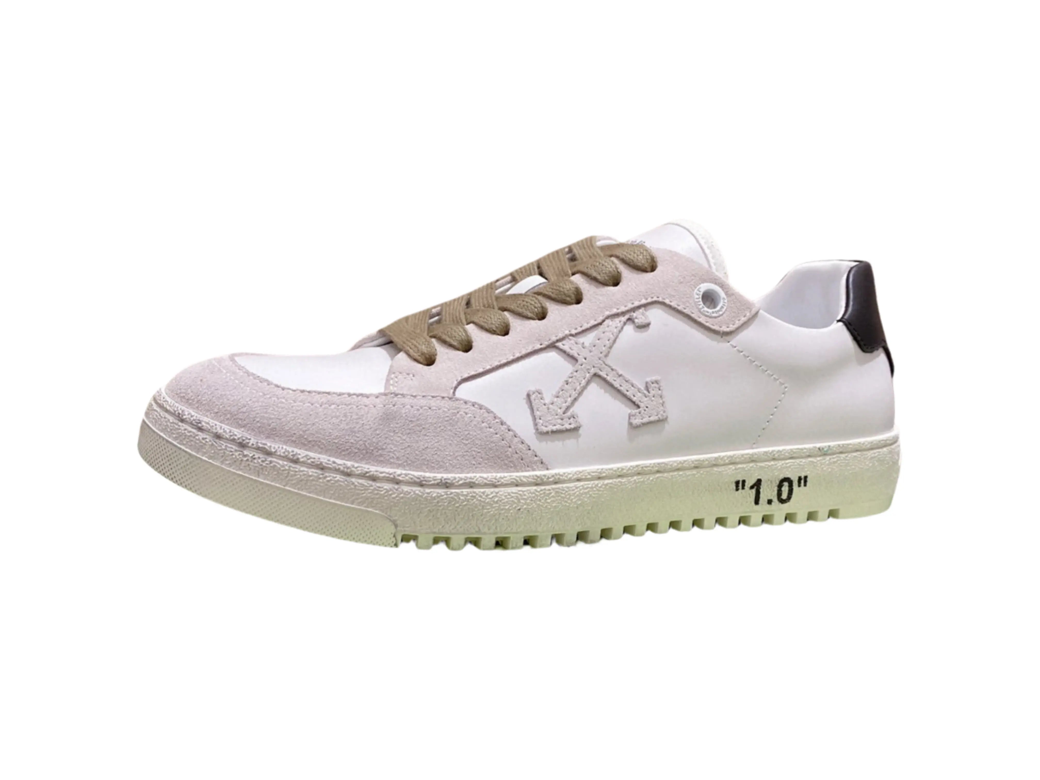 Off-White 2.0 Low Top - White, Grey & Olive Off-White