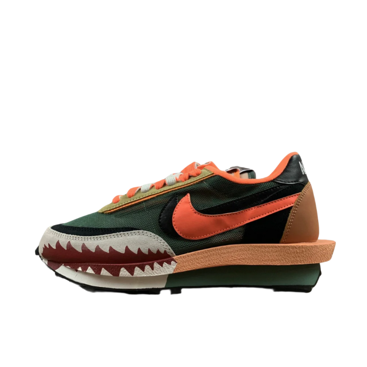 Nike Waffle One Orange Green Sneaker