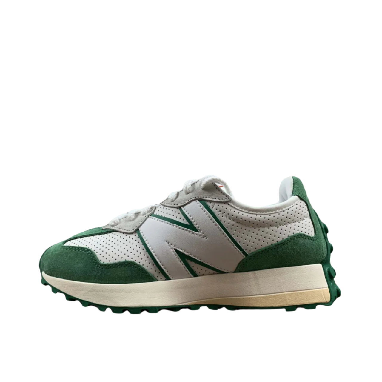 New Balance 327 - Perforated White & Green