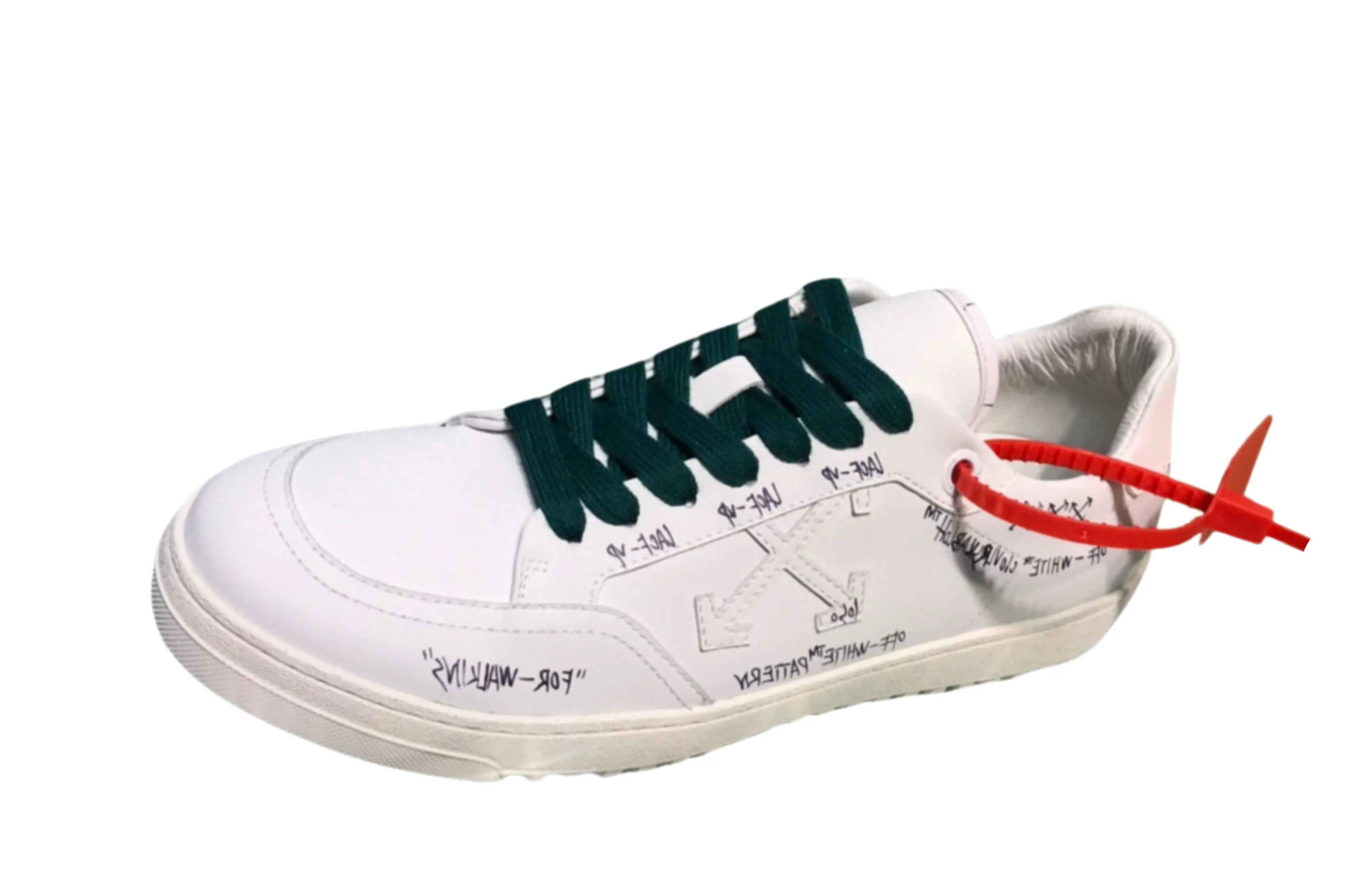 Off-White 5.0 Low Top - White & Green Off-White