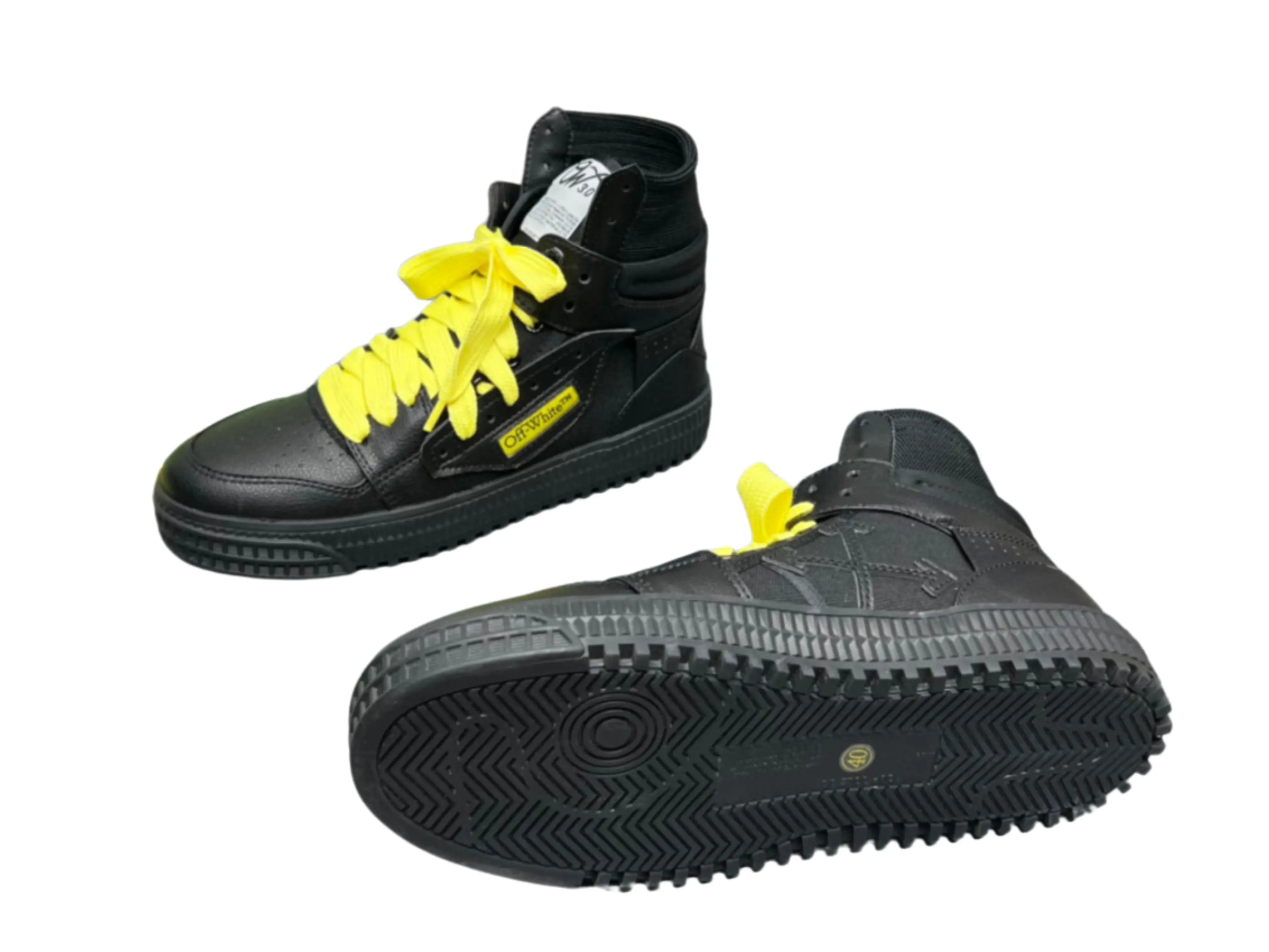 Off-White 3.0 Off Court High Top - Black & Yellow Off-White