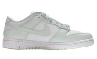 SB Dunk Low - Mint Green & White