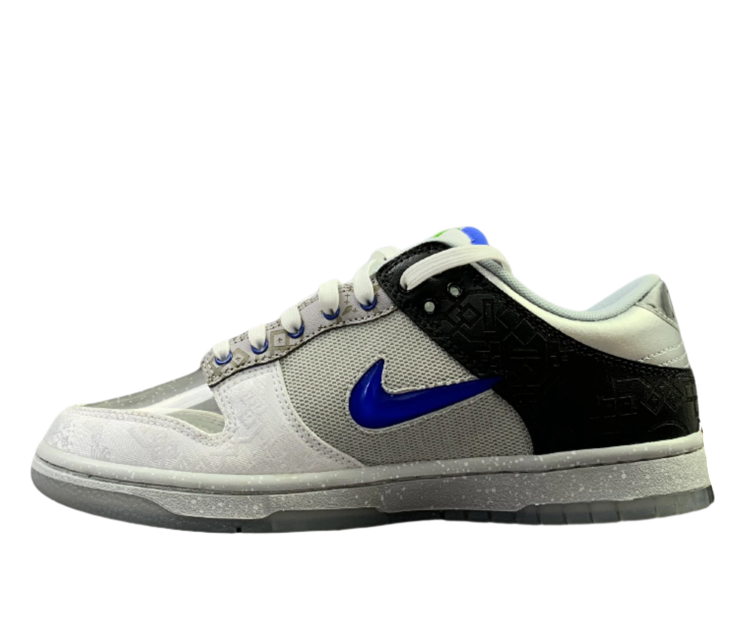 SB Dunk Low - Futuristic Grey & Blue Accent