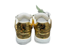 Off-White Out of Office Low Top - White & Gold Metallic Off-White