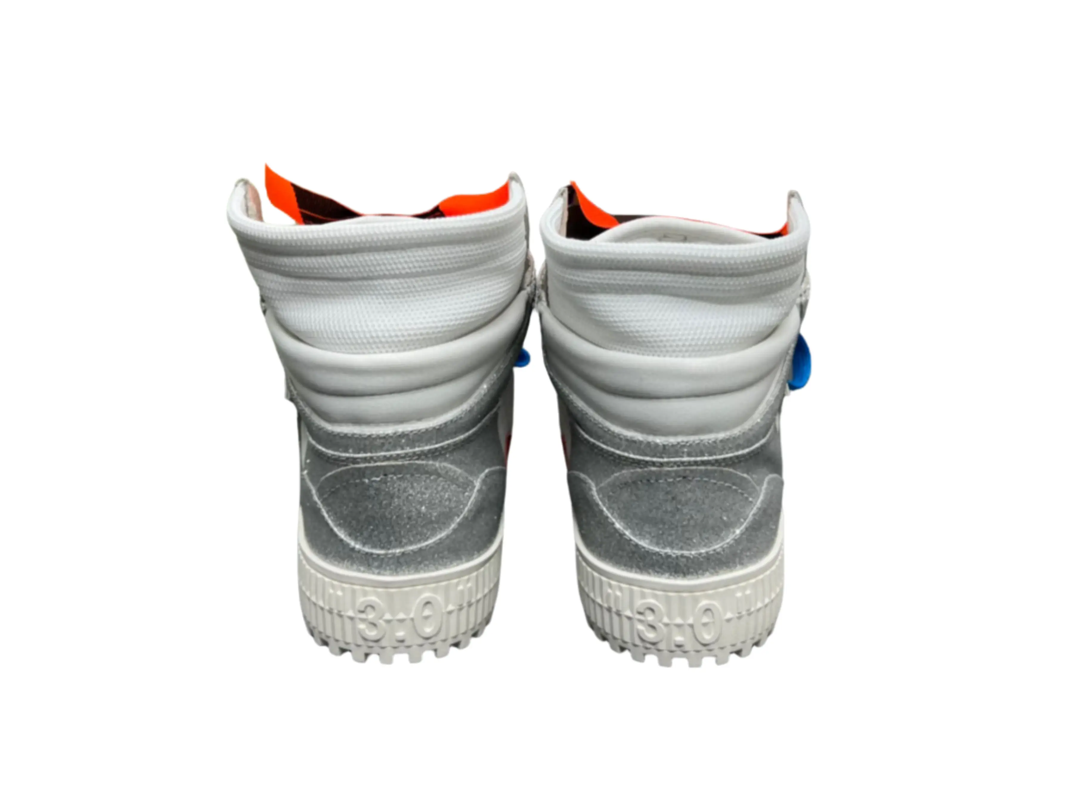 Off-White Off-Court 3.0 High Top - Silver Glitter & Red Arrow Off-White