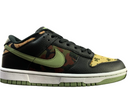 SB Dunk Low Camo Clover - Black, Green & Khaki