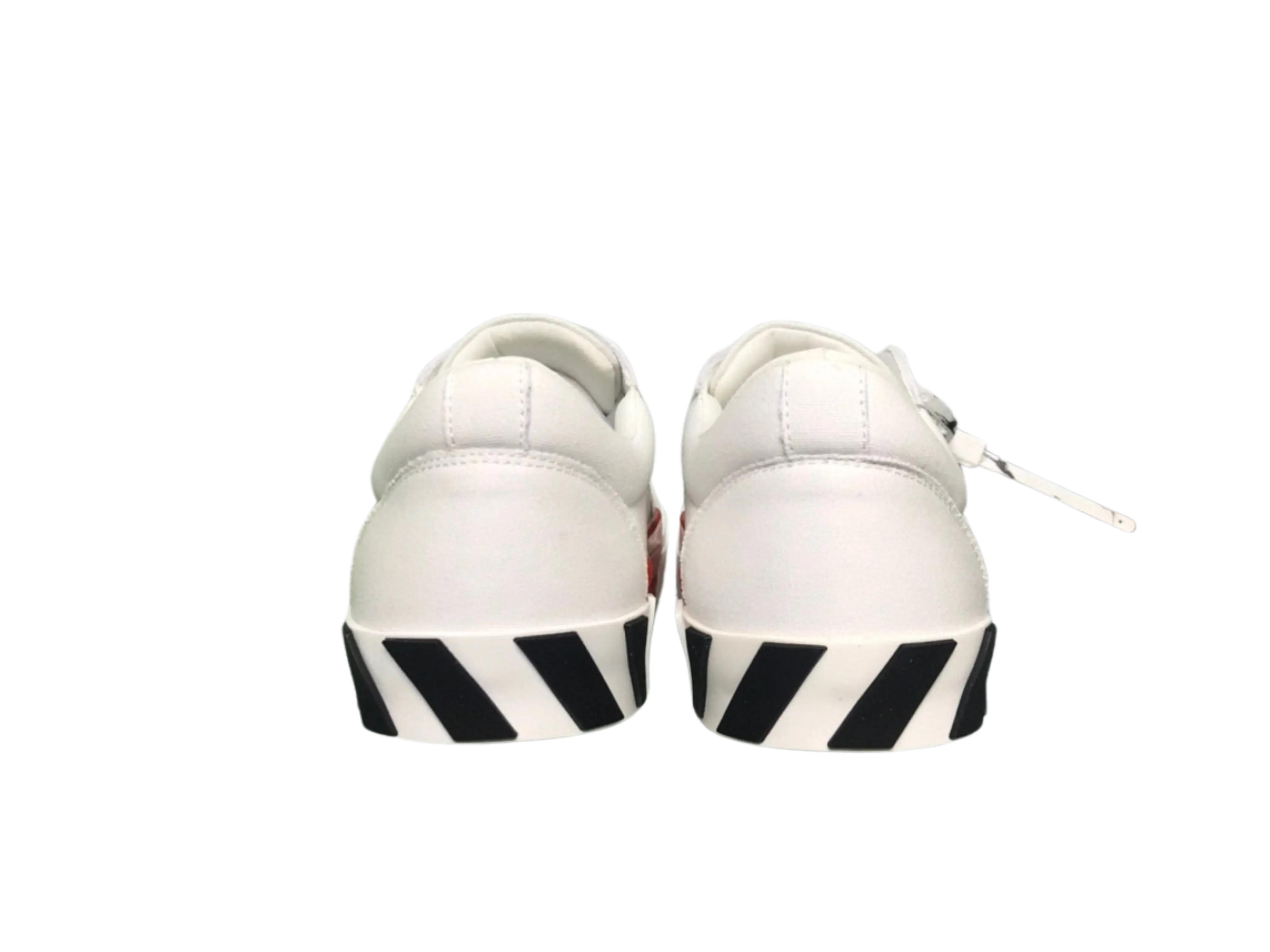 Off-White Low-Top  - White & Burgundy Off-White