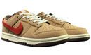 SB Dunk Low - Desert Tan & Red