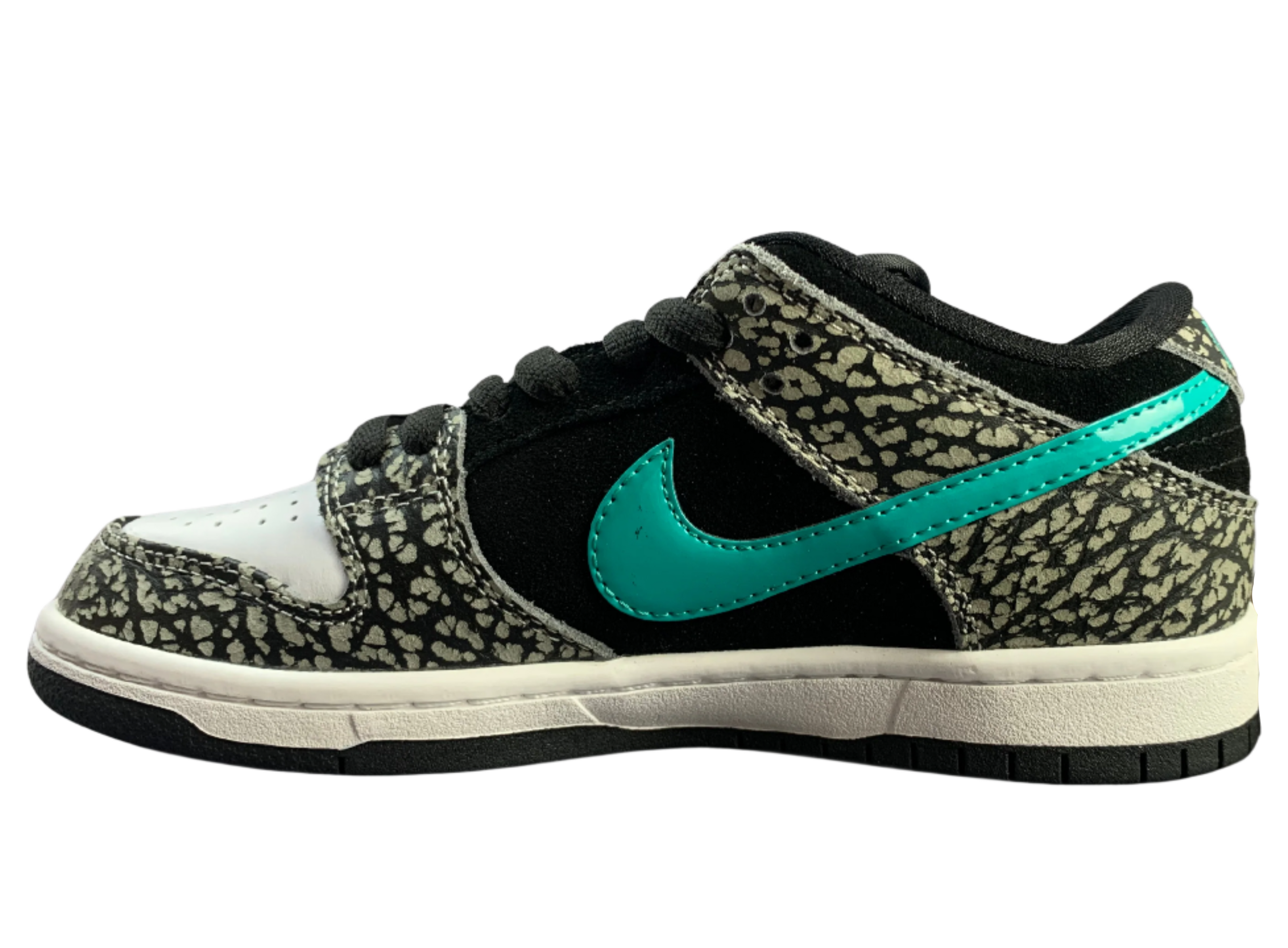 SB Dunk Low Elephant Jade - Black, Grey & Teal