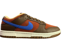 SB Dunk Low - Brown, Rust Red & Blue