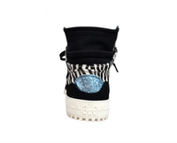 Off-White Off-Court 3.0 High Top - Black & Zebra Print Off-White