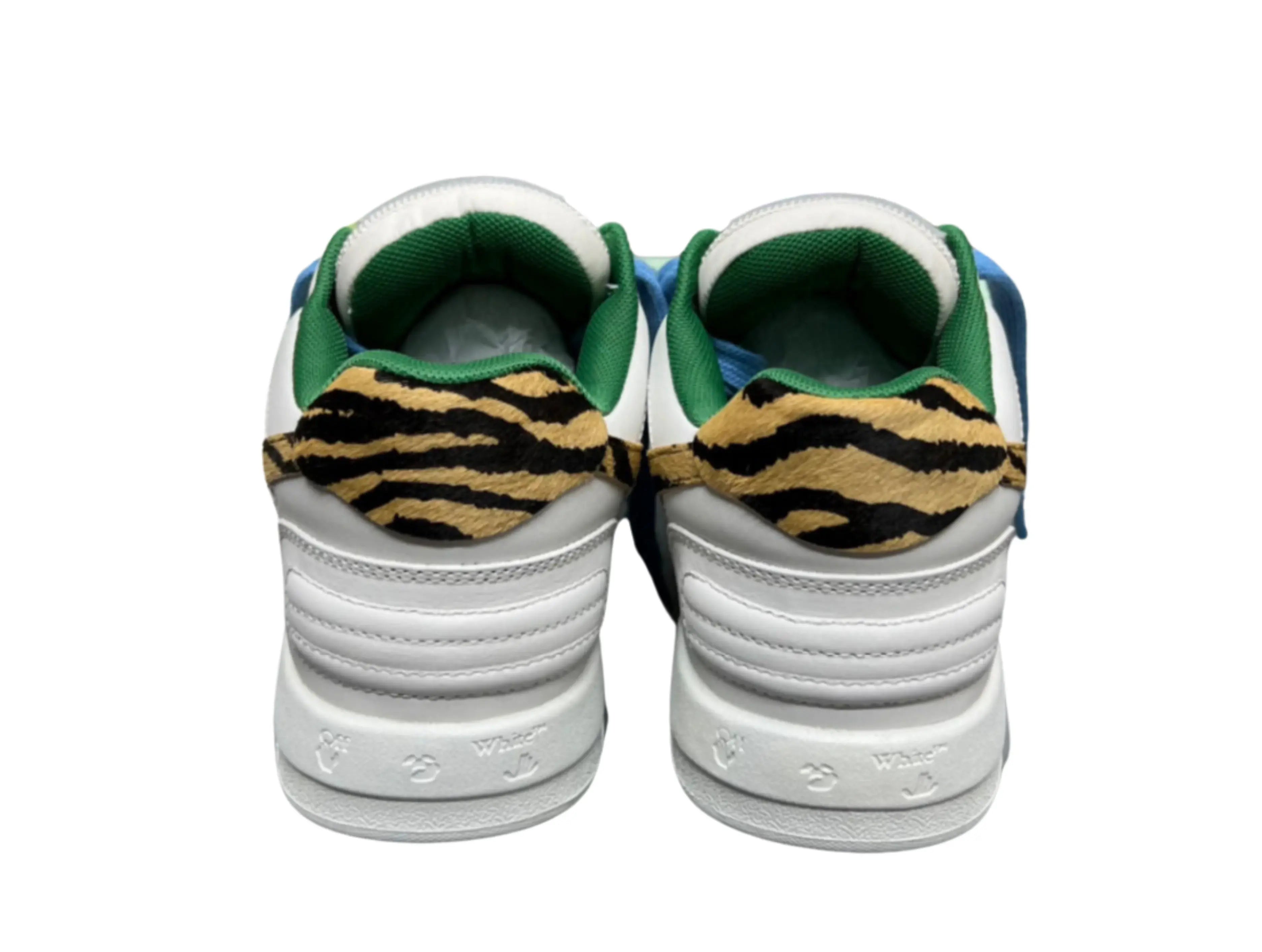 Off-White Out of Office - White & Tiger Print Off-White
