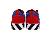 Off-White Vulcanized Low-Top - Red, Blue & Black Off-White