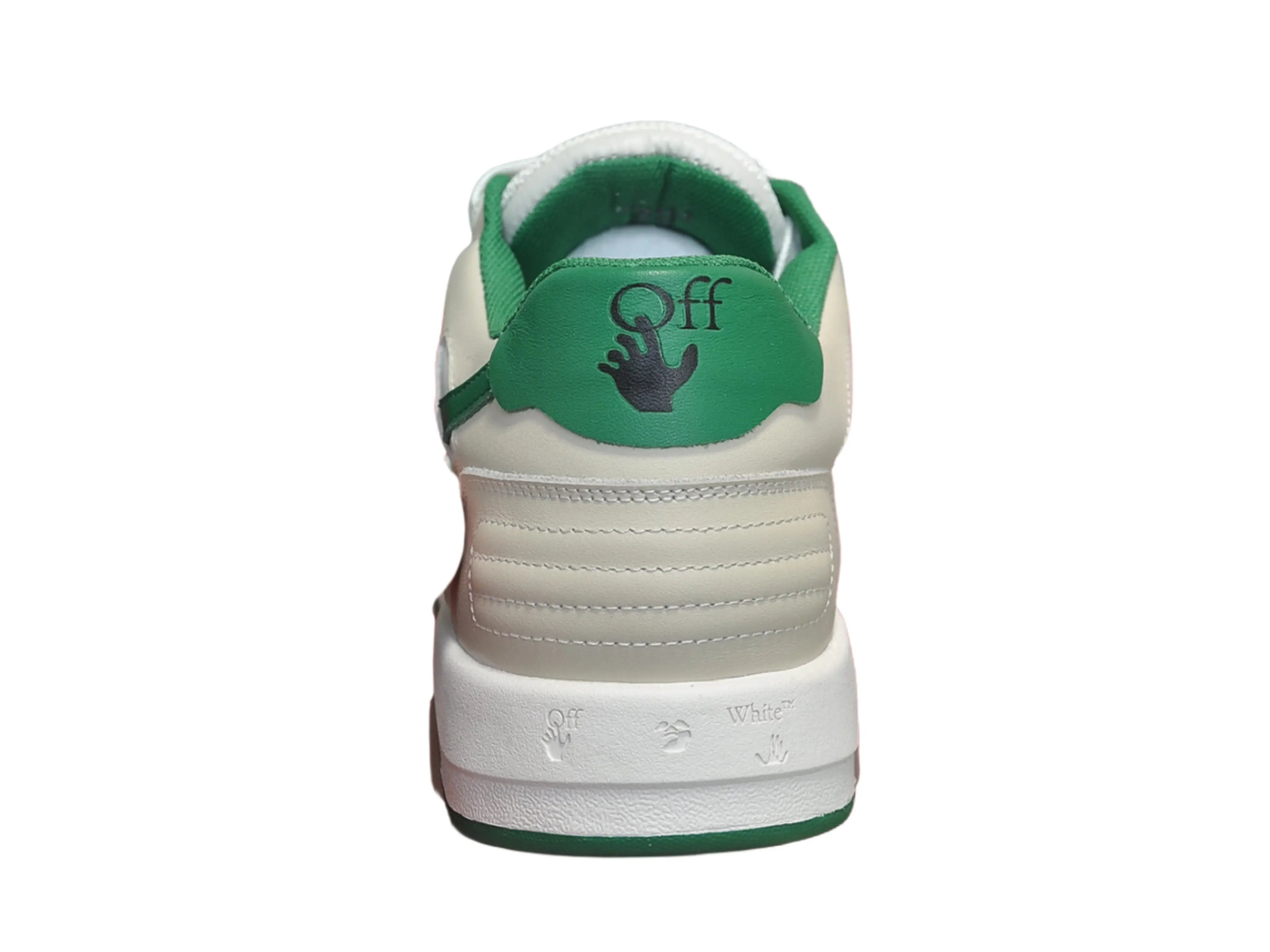 Off-White Out Of Office Low Top - Green & White Off-White