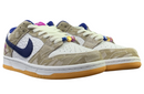 SB Dunk Low - Textured Beige & Navy