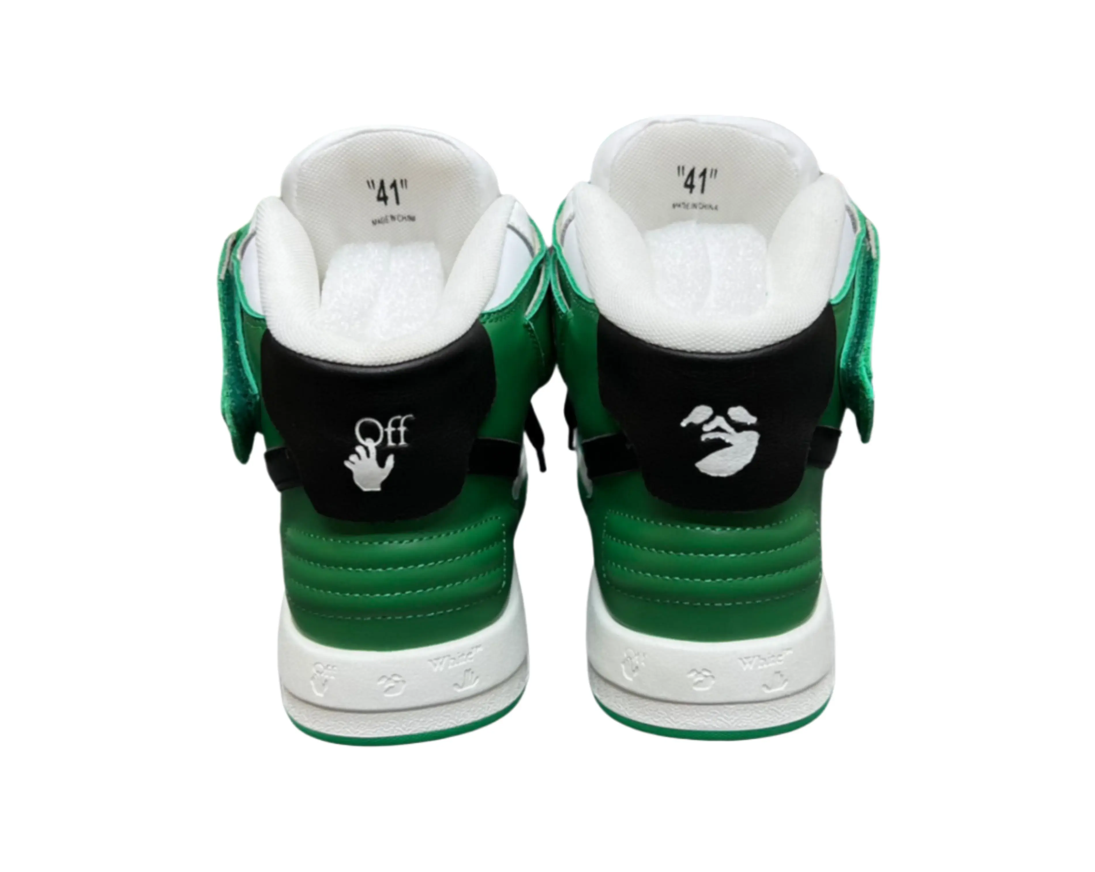 Off-White Out of Office Mid Top - Green & Black Off-White